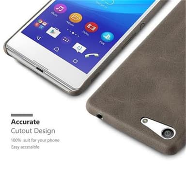 Sony Xperia M5 Hardt Deksel Cover (brun)