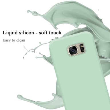 Samsung Galaxy S7 silikondeksel case (grønn)