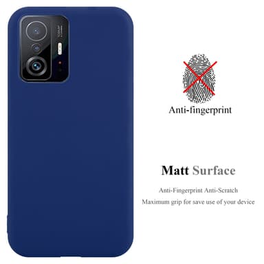 Deksel Xiaomi 11T / 11T PRO Silikon cover (blå)