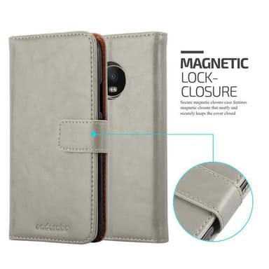 Motorola MOTO G5 PLUS lommebokdeksel etui (brun)