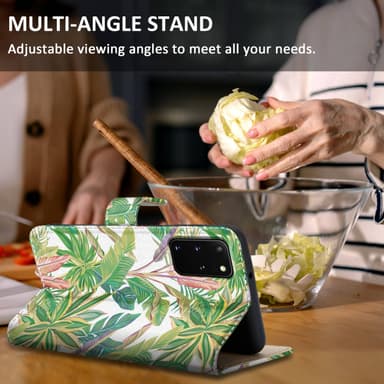 Samsung Galaxy S20 PLUS lommebokdeksel etui (grønn)