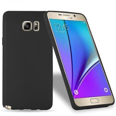 Deksel Samsung Galaxy NOTE 5 Silikon cover (svart)