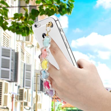iPhone 6 / 6S Deksel med kjede (gjennomsiktig)