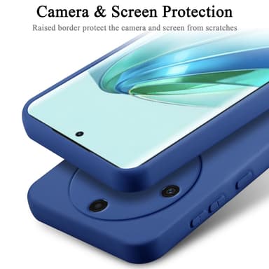 Honor Magic 5 Lite 5G silikondeksel case (Blå)