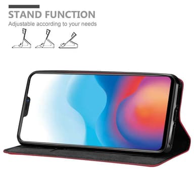 Vivo X21 lommebokdeksel case (rød)