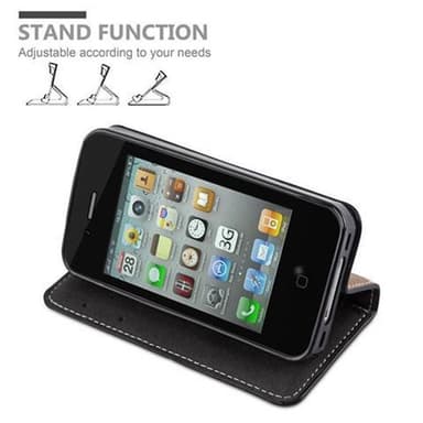 iPhone 4 / 4S Deksel Case Cover (svart)