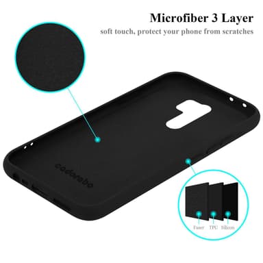 Xiaomi RedMi 9 silikondeksel case (svart)