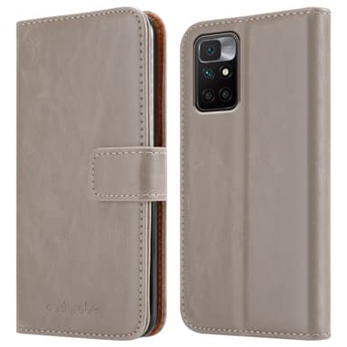Xiaomi RedMi 10 lommebokdeksel etui (brun)