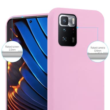Deksel Xiaomi POCO X3 GT Silikon cover (rosa)