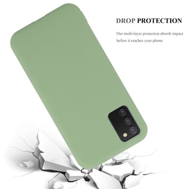 Deksel Samsung Galaxy A03s Silikon cover (grønn)