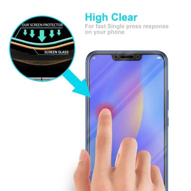 Huawei P SMART PLUS 2019 Skjermbeskytter Skärmskydd