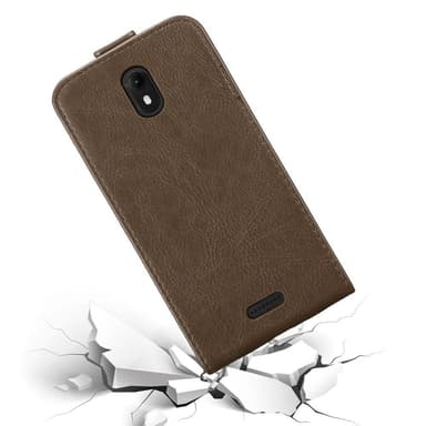 WIKO VIEW GO deksel flip cover (brun)