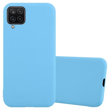 Deksel Samsung Galaxy A12 / M12 Silikon cover (blå)