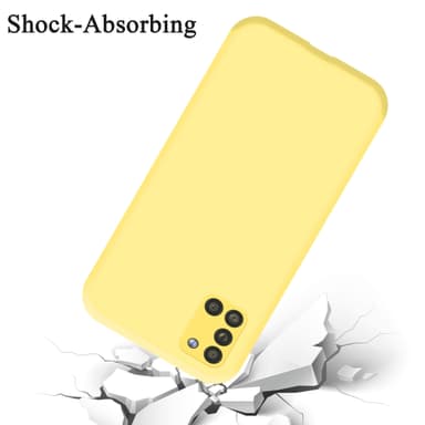 Samsung Galaxy A31 silikondeksel case (gul)