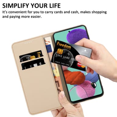 Samsung Galaxy A51 4G / M40s lommebokdeksel etui (rosa)