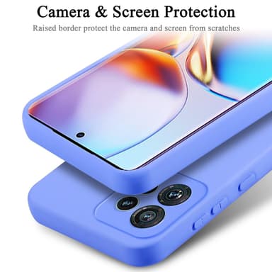 Motorola Edge 40 Pro silikondeksel case (Lilla)