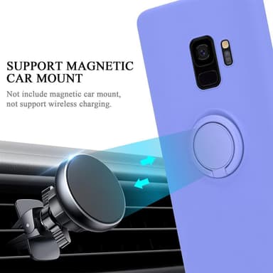 Deksel Samsung Galaxy S9 Ring Case (lilla)