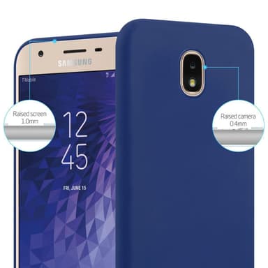 Deksel Samsung Galaxy J3 2018 Silikon cover (blå)