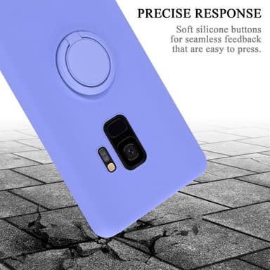 Deksel Samsung Galaxy S9 Ring Case (lilla)