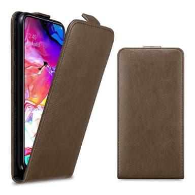 Samsung Galaxy A70 / A70s deksel flip cover (brun)