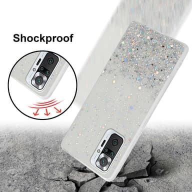 Xiaomi RedMi NOTE 10 PRO Silikondeksel Glitter
