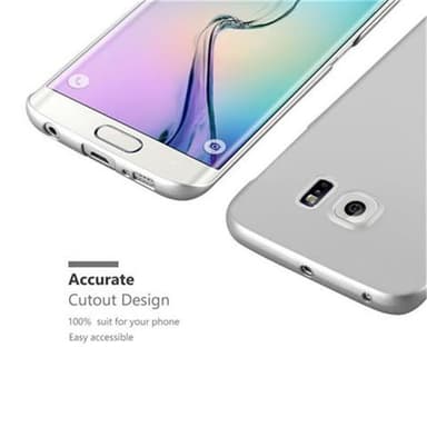 Deksel Samsung Galaxy S6 EDGE Case Cover (sølv)