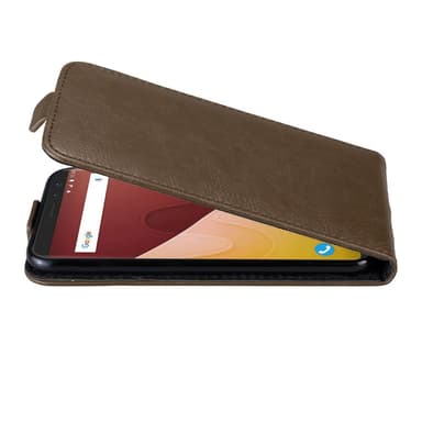 WIKO VIEW GO deksel flip cover (brun)