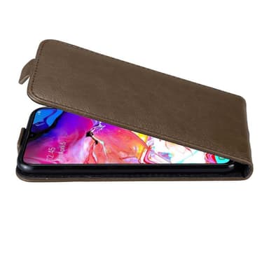 Samsung Galaxy A70 / A70s deksel flip cover (brun)