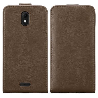 WIKO VIEW GO deksel flip cover (brun)