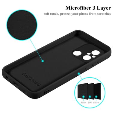 Redmi 12C silikondeksel case (Svart)