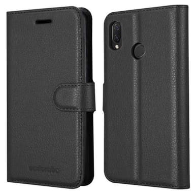 Huawei P SMART PLUS 2019 Deksel Etui Case (svart)