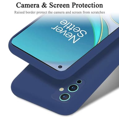 OnePlus 9 silikondeksel case (Blå)