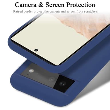 Google PIXEL 6 silikondeksel case (Blå)