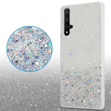 Honor 20 / 20S / Huawei NOVA 5T Silikondeksel Glitter