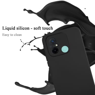 Redmi 12C silikondeksel case (Svart)