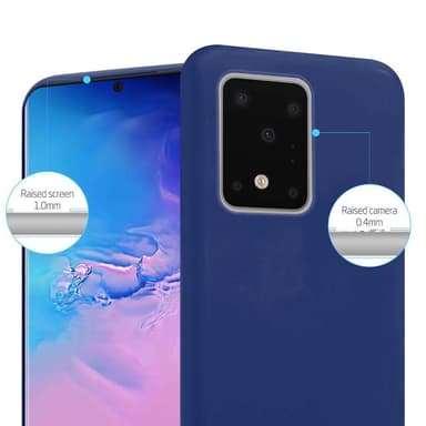 Deksel Samsung Galaxy S20 ULTRA Silikon cover (blå)