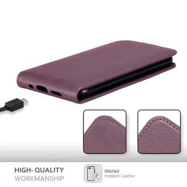 iPhone 13 Deksel Flip Case (lilla)