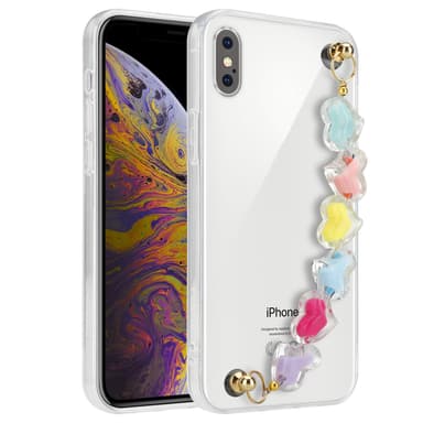 iPhone XS MAX Deksel med kjede (gjennomsiktig)