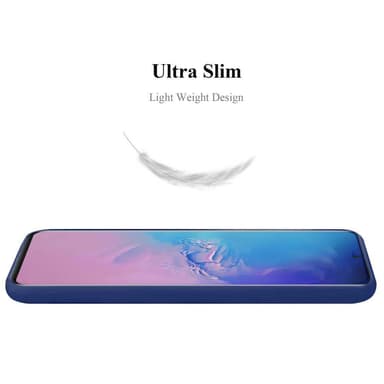 Deksel Samsung Galaxy S20 ULTRA Silikon cover (blå)