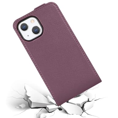 iPhone 13 Deksel Flip Case (lilla)