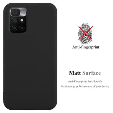 Deksel Xiaomi RedMi 10 Silikon cover (svart)
