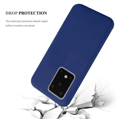 Deksel Samsung Galaxy S20 ULTRA Silikon cover (blå)