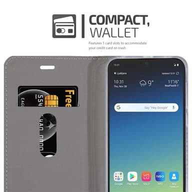 LG K40S lommebokdeksel etui (grå)