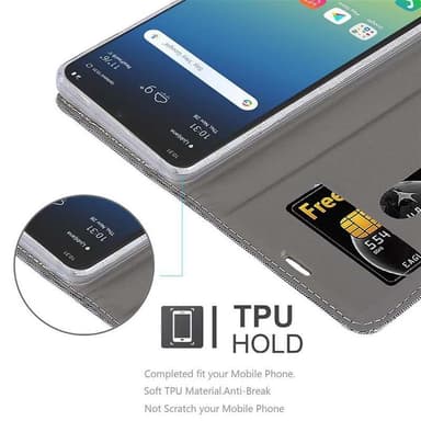 LG K40S lommebokdeksel etui (grå)