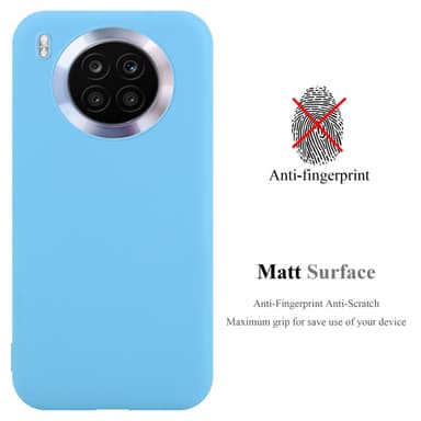 Deksel Honor 50 LITE Silikon cover (blå)