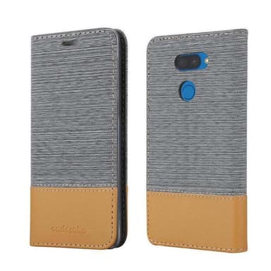 LG K40S lommebokdeksel etui (grå)