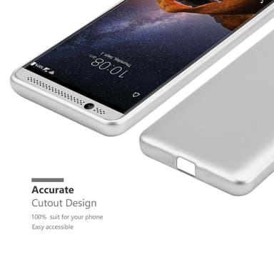 Deksel ZTE Axon 7 MINI Case Cover (sølv)