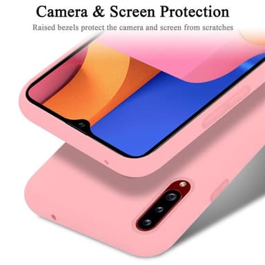 Samsung Galaxy A20s silikondeksel case (rosa)