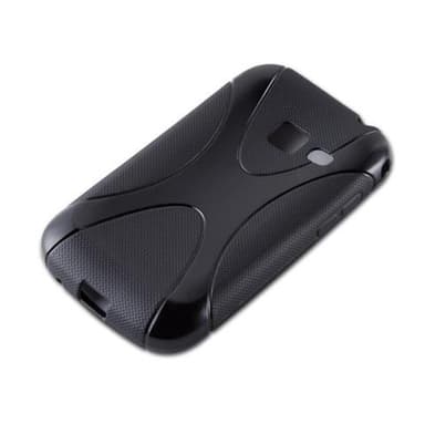 Samsung Galaxy ACE DUOS Deksel Case Cover (svart)