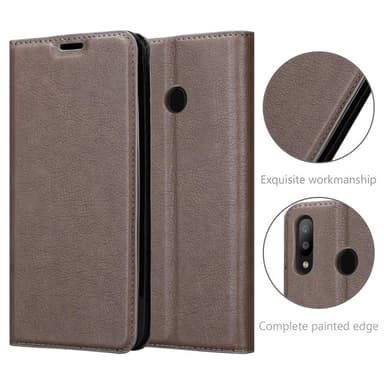Samsung Galaxy M30 / A40s lommebokdeksel case (brun)